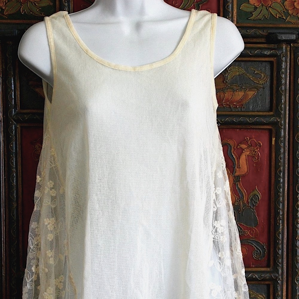 NEW* Origami Sheer by Vivien Cover Lace Top